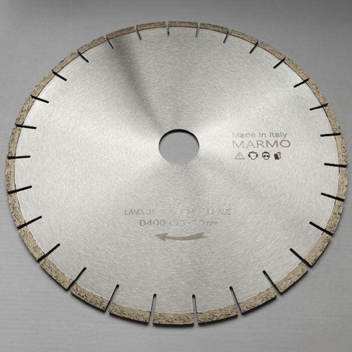 Diamond saw blade for marble - Horizontal cutting - 400mm