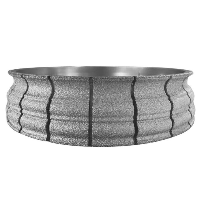 Vacuum brazed diamond profiling wheel, High quality Diameter 300mm, Inner hale 60mm, with 60150mm reducer ring Thickness 60mm