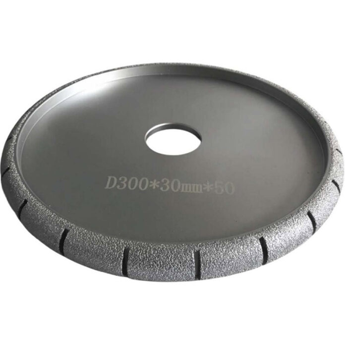 Vacuum brazed diamond profiling wheel-Roma, High quality Diameter 300mm, Inner hale 60mm, with 60150mm reducer ring Thickness 30mm, Rl5